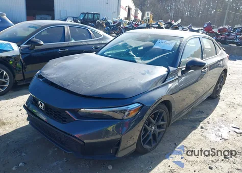 2025 Honda Civic Hybrid Sport/Sport Touring z USA, uszkodzony, nr VIN 2HGFE4F88SH330260